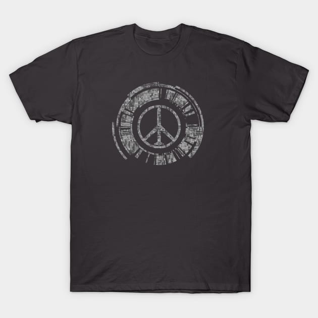 Walker of Peace [Urban Grey] T-Shirt by DCLawrenceUK